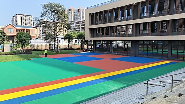 柳州新叶城幼儿园EPDM塑胶地板