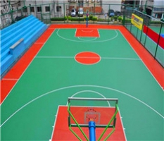 室外篮球场pvc塑胶地板