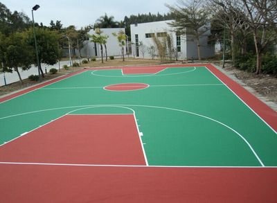 硅PU塑胶球场 硅PU塑胶球场