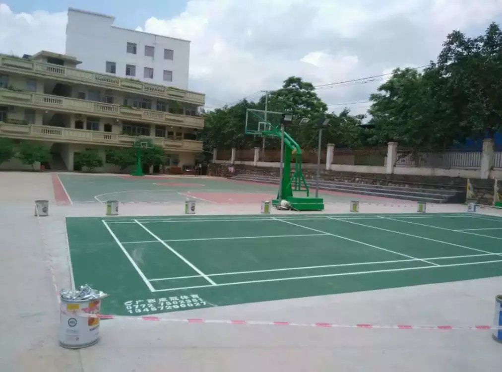 岑溪硅pu塑胶球场 